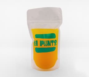 Fresh parcha (passion fruit) juice — Puerto Rican drink at El Punto Sandwichera, Allentown PA